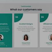 Animated Testimonials Section Using Only HTML CSS