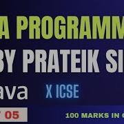 Part 05 Operator And It S Types Java Computer Class 10 ICSE Crash Course Java 10 Icse2024 Java