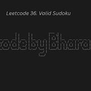 16 Leetcode 36 Valid Sudoku JAVA