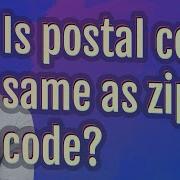 Is Postal Code Same As Zip Code