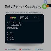 Python Coding Challenge Day 26 What Is The Output Of The Following Python Code Python