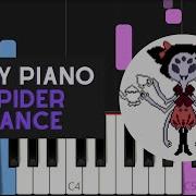Spider Dance EASY Piano Tutorial Undertale