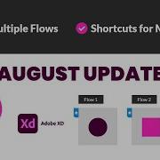 Adobe XD August 2020 Update Multiple Flows Shortcuts For Modes