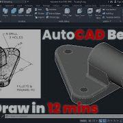 Autocad 3D Tutorial How To Model A 3D Socket Bearing In AutoCAD In Less Than 12 Minutes