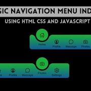Magic Navigation Menu Indicator Using HTML CSS And JavaScript