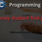 C Array Student Find Grade Full