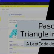 Pascal S Triangle In C A LeetCode Journey