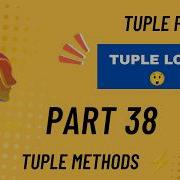 All Tuple Methods With Examples Python Programming Python LearnByparam