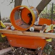 DIY Compost Sifter Trommel From Reclaimed Materials