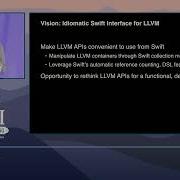 2022 LLVM Dev Mtg Swift Bindings For LLVM