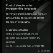 Control Structure In Program Sequence Selection Iteration Looping In Program Control Structures