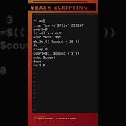 Linux Trap Command To Remove Temporary Files Linux Bash Bashscripting Shellscripting