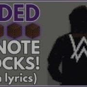 Alan Walker Faded Note Block Song Tutorial Minecraft 1 12 1