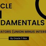 Oracle SQL Using Set Operators Union Minus Intersect Part 4 Lesson 84