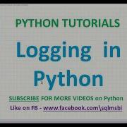 Python Tutorials Logging In Python Python Logging Techniques