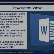 Introduction To Word Processing Document Part 1