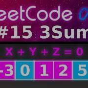 Animated LeetCode 15 3Sum Blind 75 Two Pointer Technique
