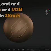 How To Load And Use Trim And VDM Brushes In ZBrush
