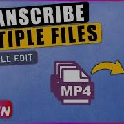 How To Automatically TRANSCRIBE MULTIPLE FILES At Once In Subtitle Edit