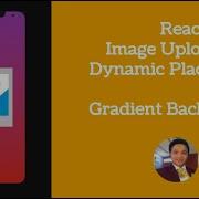 React Native Image Picker With Dynamic Placeholder And Gradient Background