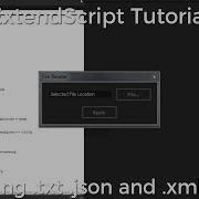 After Effects Scripting Tutorial Reading Files Txt Json Xml