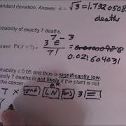 251 Poisson Random Variable