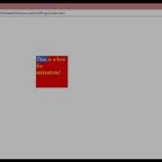 Lecture 9 Tutorial JQuery Animate Effects