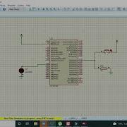 Push Button With Pic 18f452 Microcontroller In Proteus Using Micro C Push Switch With Pic