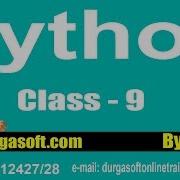 Learn Python Programming Tutorial Online Training By Durga Sir On 06 02 2018