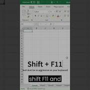 How To Insert A Worksheet In A Second In Microsoftexcel The FASTEST Way Of Inserting A Worksheet