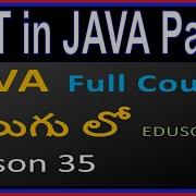 AWT In Java Part 2 Java Total Course In Telugu Lesson 35