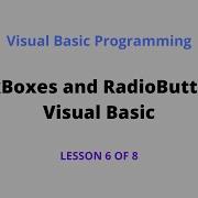 CheckBoxes And RadioButtons In Visual Basic