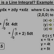 Calculus 3 Line Integrals 18 Of 44 What Is A Line Integral Y Dx Z Dy X Dz Example 6