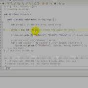 F1L6 2 InitArray Java Creating An Array