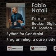 Fabio Natali Python For Constraint Programming A Case Study