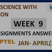 Data Science With Python Week 9 Assignment NPTEL Assignment 9 Solution Jan Apr 2021