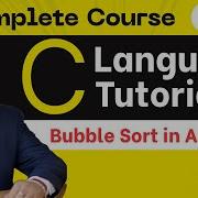 27 Bubble Sorting In Array In C Language C Language Full Tutorial In Hindi
