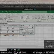 SAM Exam Excel Module 03 Working With Large Worksheets Charting And What If Analysis