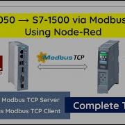 IOT2050 Modbus TCP Communication To S7 1500 Using Node Red Tutorial