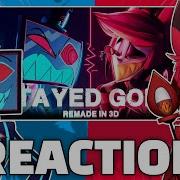 Alastor And Vox React To HazbinHotel BLENDER Stayed Gone 3D Animation