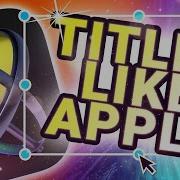 Create Kinetic Titles Like Apple Using Motion 5