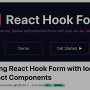 Использование React Hook Form с компонентами Ionic React