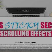CSS Sticky Section Scrolling Effects Html CSS Tutorial CSS3