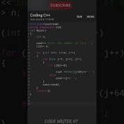 Best C Pattern Program Tutorial Video Shorts Coding Youtubeshorts Codewriter07