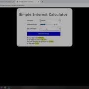 Simple Interest Calculator In JavaScript With Source Code Source Code Projects