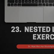 Lecture 23 Nested Loop Exercise