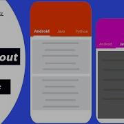 TabLayout With Fragment Color Effect Android Intermediate Level 11