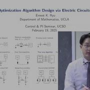Optimization Algorithm Design Via Electric Circuits Ernest Ryu 02 19 2025