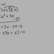 Solve Word Problem Using A Quadratic Equation Module 7