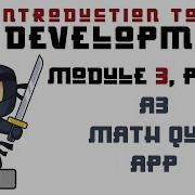 Intro To IOS Dev Fall 2025 Module 3 1 A3 Math Quiz App